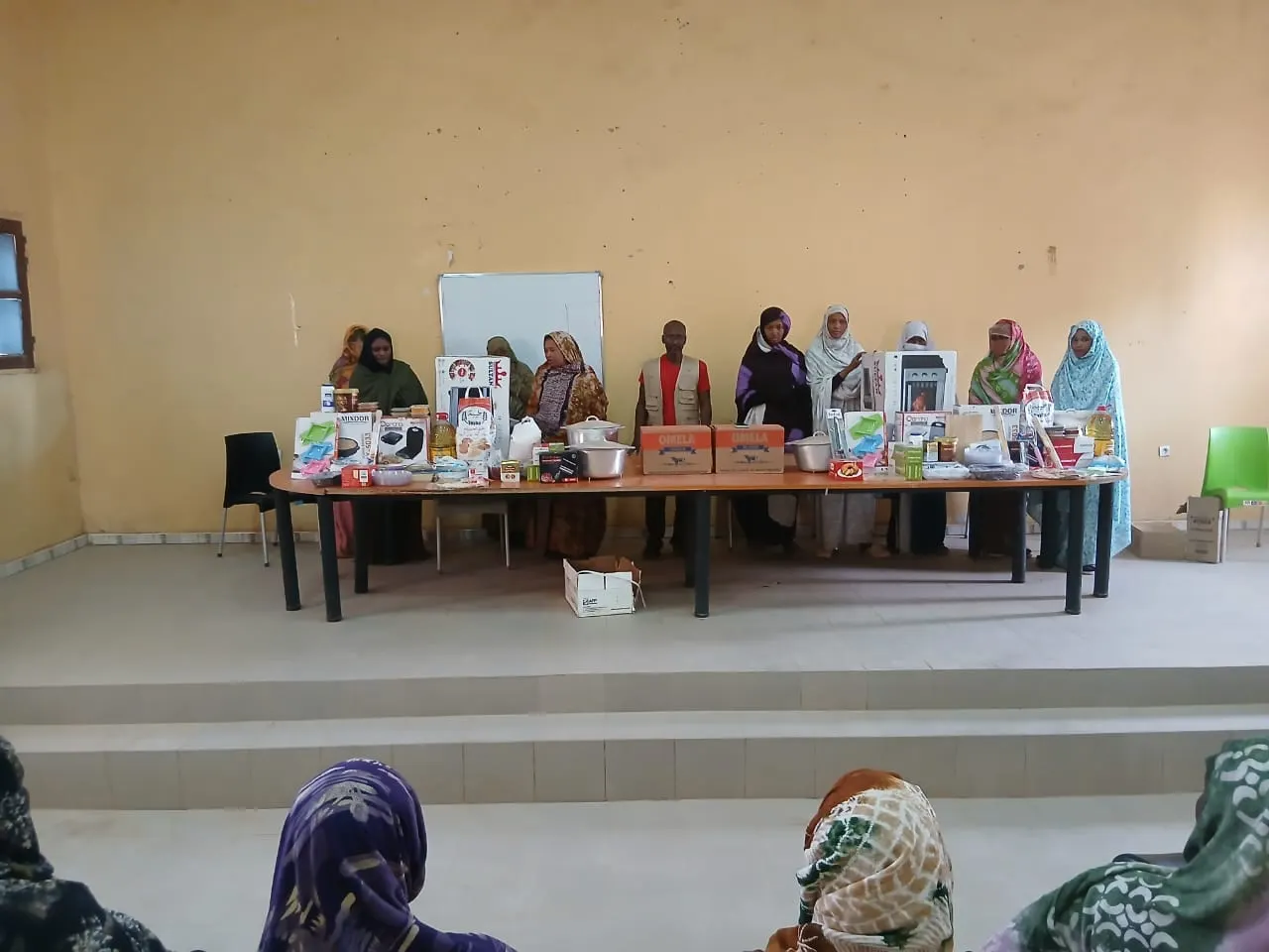 Distribution des kits pâtisserie à Koubeni