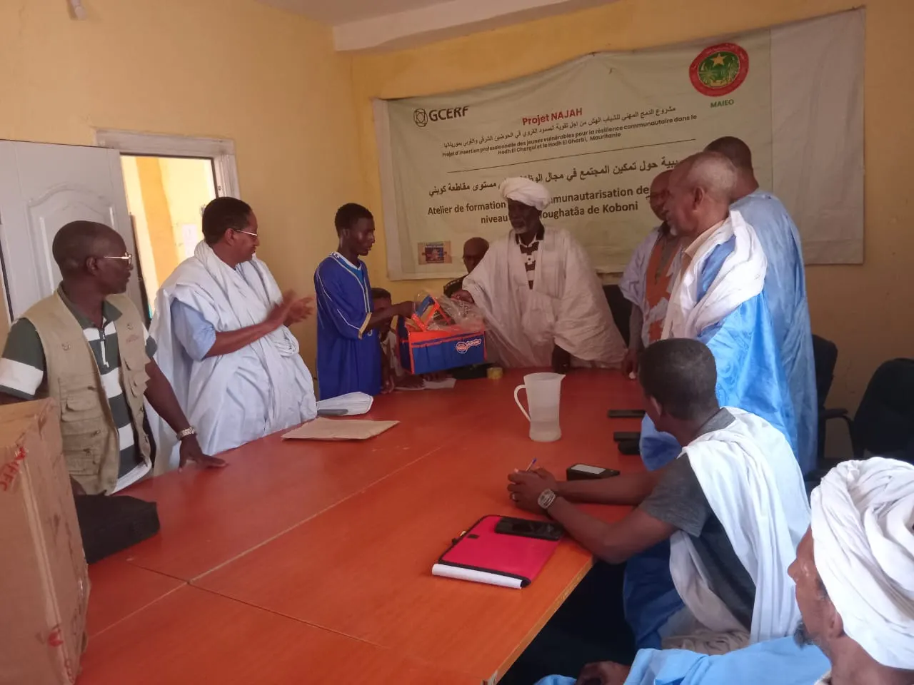 Distribution des kits pâtisserie à Koubeni