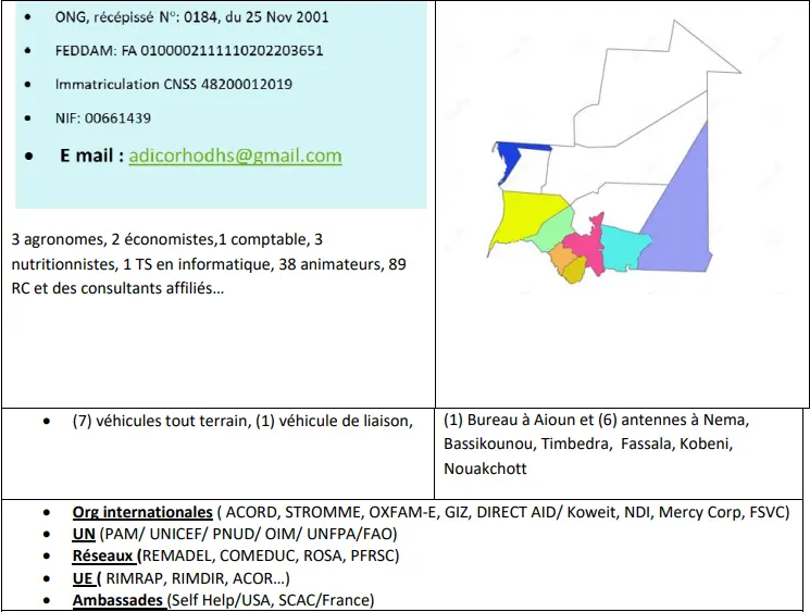 Zone d'intervention ADICOR